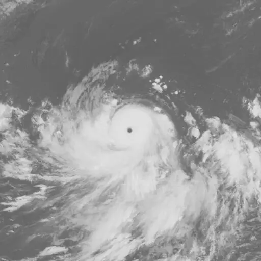 Peggy 1986: PEGGY infrared satellite image, 1986-07-07T03:00:00Z