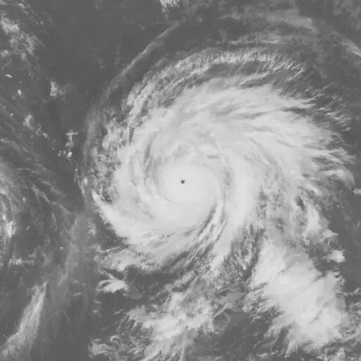 Holly 1987: HOLLY infrared satellite image, 1987-09-09T01:00:00Z