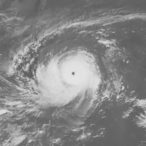 Nina 1987: NINA infrared satellite image, 1987-11-25T03:00:00Z