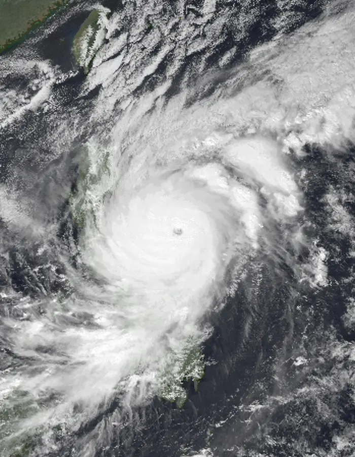 Satellite image of Angela 1995