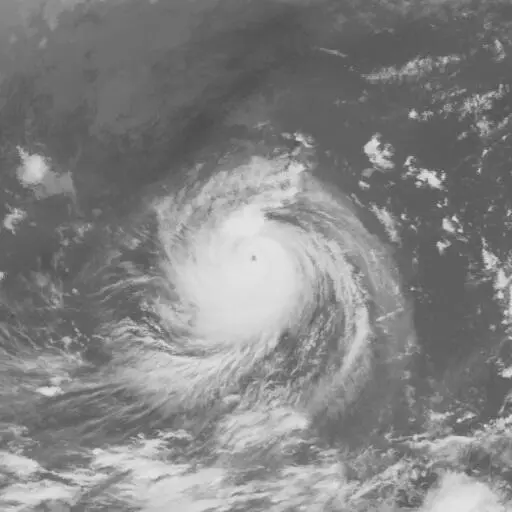 Sally 1996: SALLY infrared satellite image, 1996-09-08T03:00:00Z