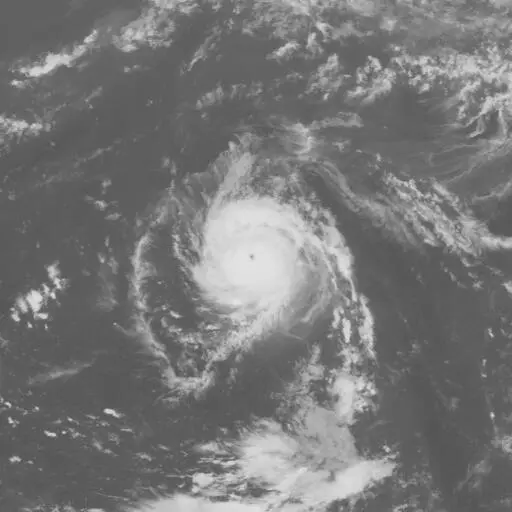 Nestor 1997: NESTOR infrared satellite image, 1997-06-10T03:00:00Z