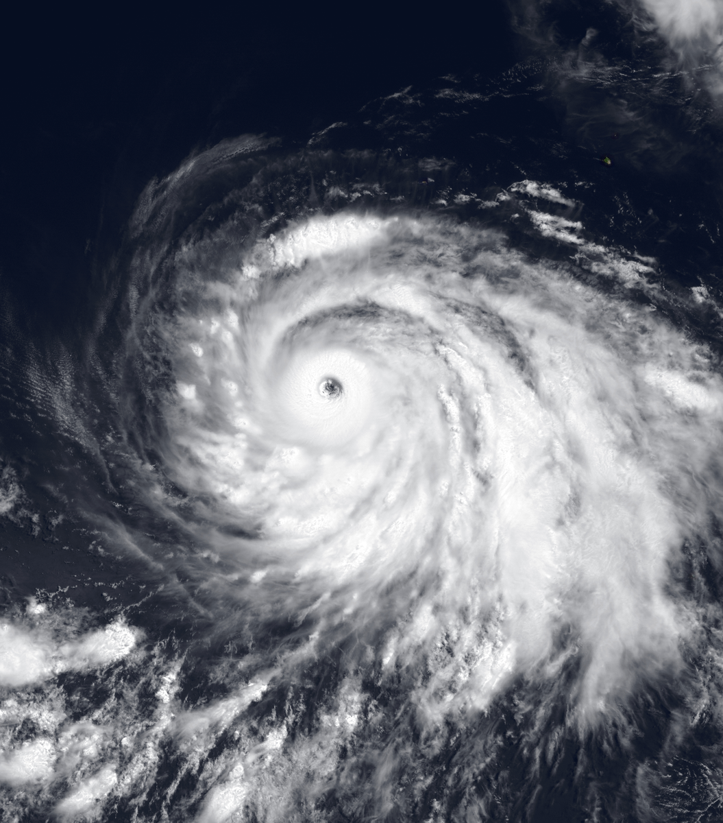 Satellite image of Guillermo 1997