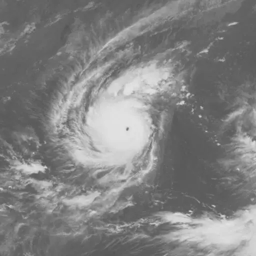 Ivan 1997: IVAN infrared satellite image, 1997-10-18T03:00:00Z