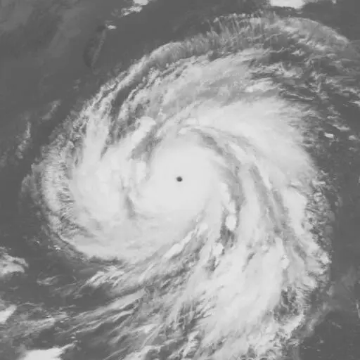 Zeb 1998: ZEB infrared satellite image, 1998-10-13T03:00:00Z