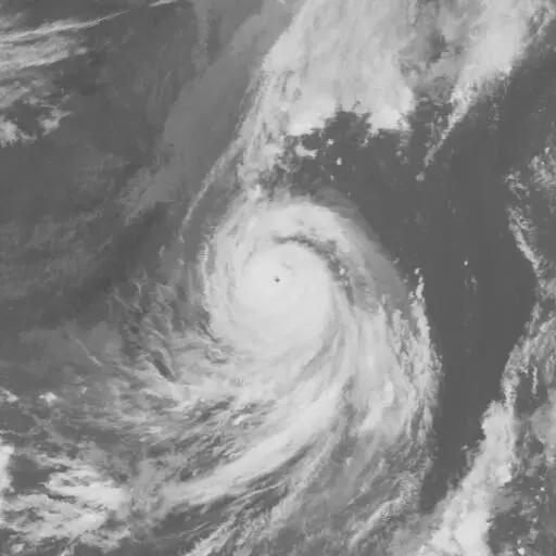 Bart 1999: BART infrared satellite image, 1999-09-22T03:00:00Z