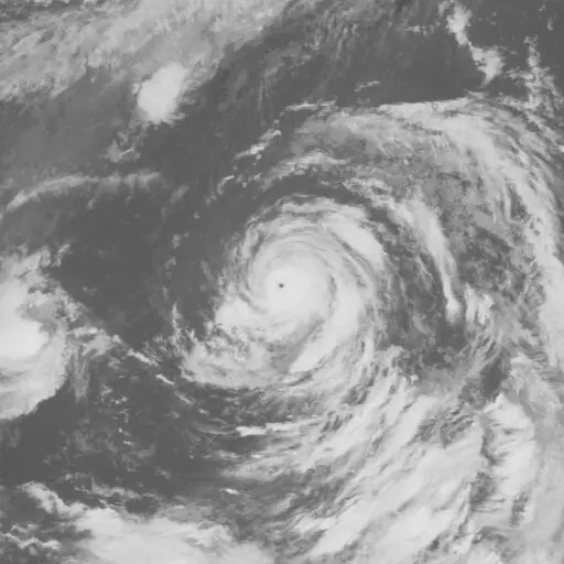 Saomai 2000: SAOMAI infrared satellite image, 2000-09-10T03:00:00Z