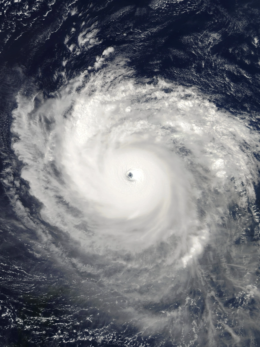Satellite image of Isabel 2003
