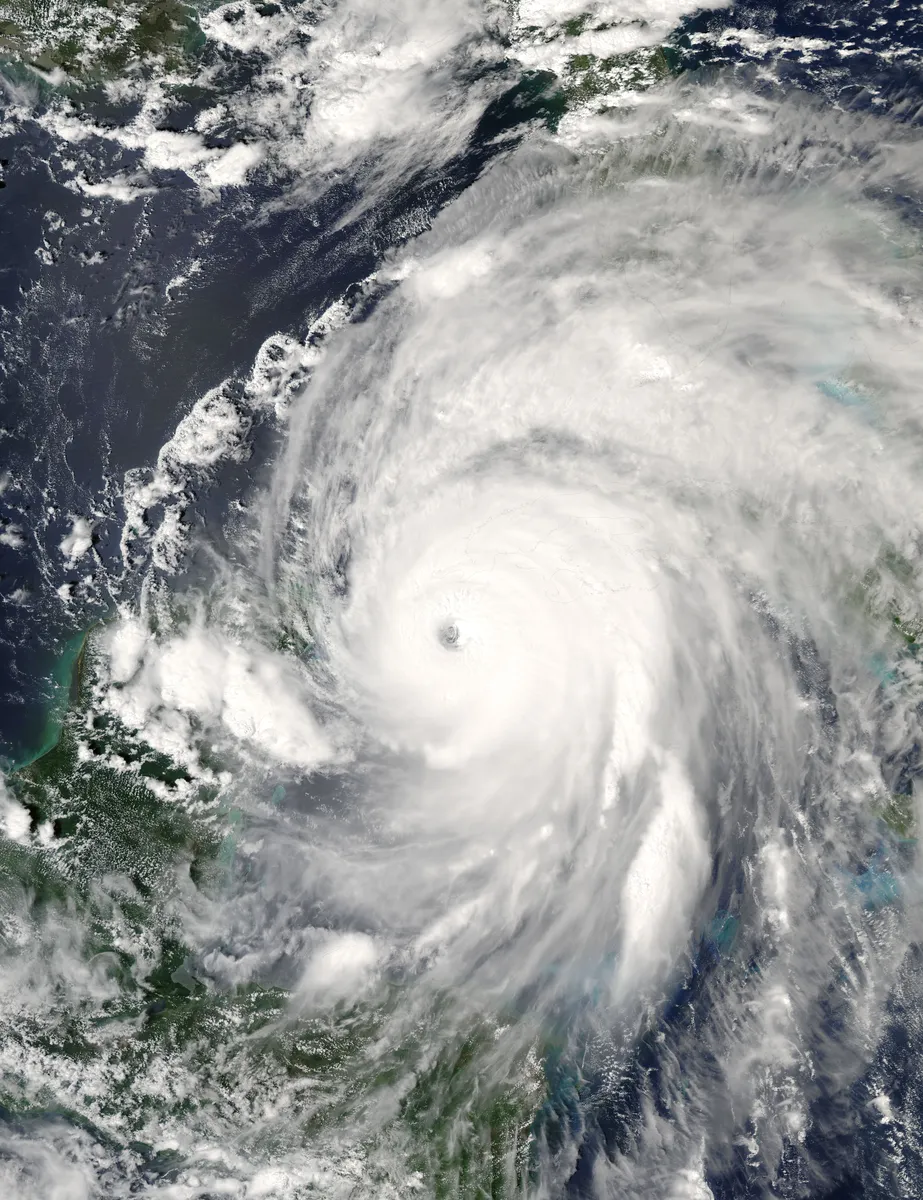 Satellite image of Ivan 2004