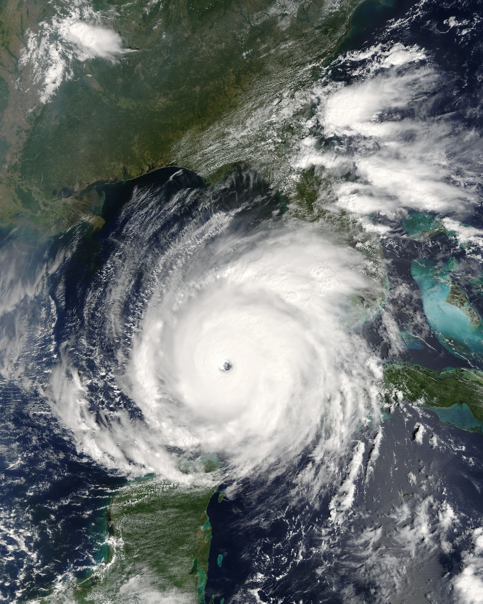 Satellite image of Rita 2005