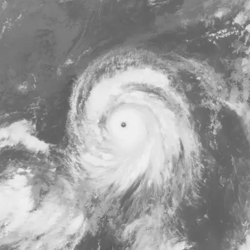 Jangmi 2008: JANGMI infrared satellite image, 2008-09-27T03:00:00Z