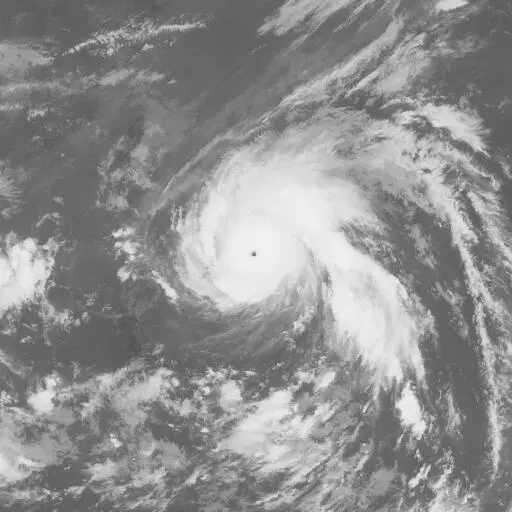 Megi 2010: MEGI infrared satellite image, 2010-10-17T03:00:00Z