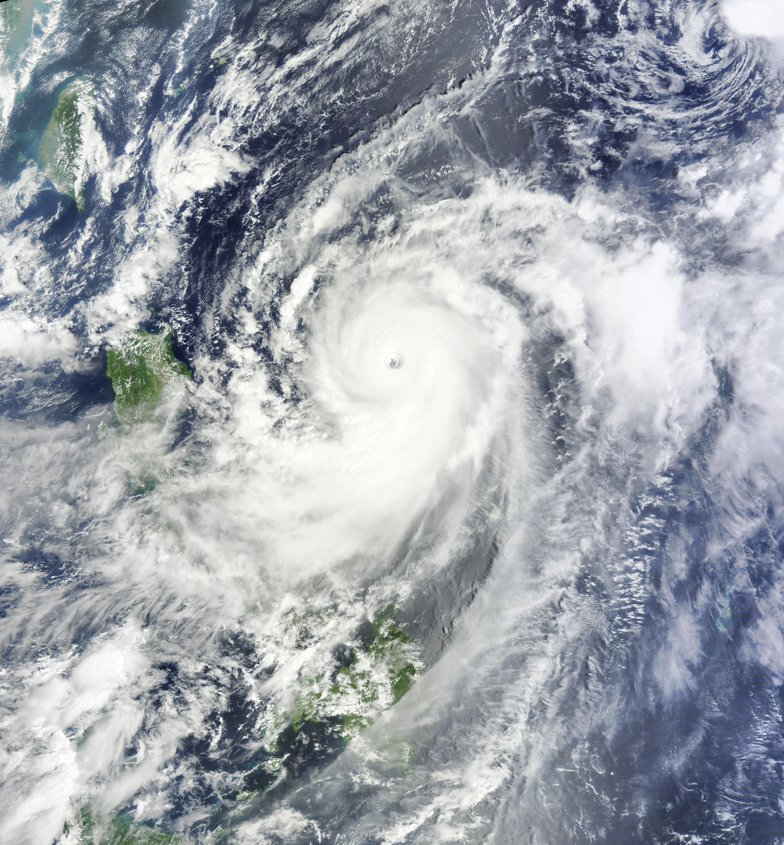 Satellite image of Jelawat 2012