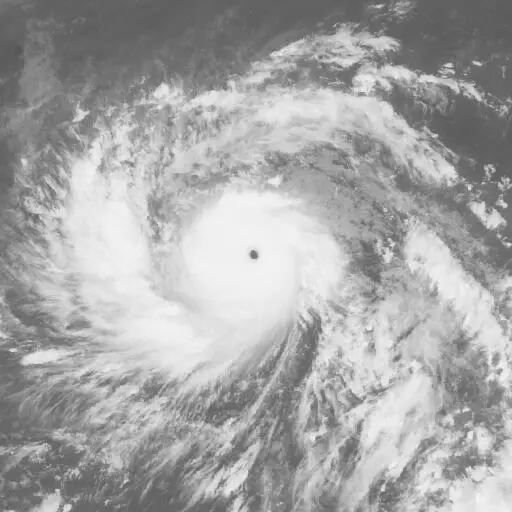 Haiyan 2013: HAIYAN infrared satellite image, 2013-11-07T03:00:00Z
