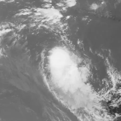 Gillian 2014: GILLIAN infrared satellite image, 2014-03-24T03:00:00Z