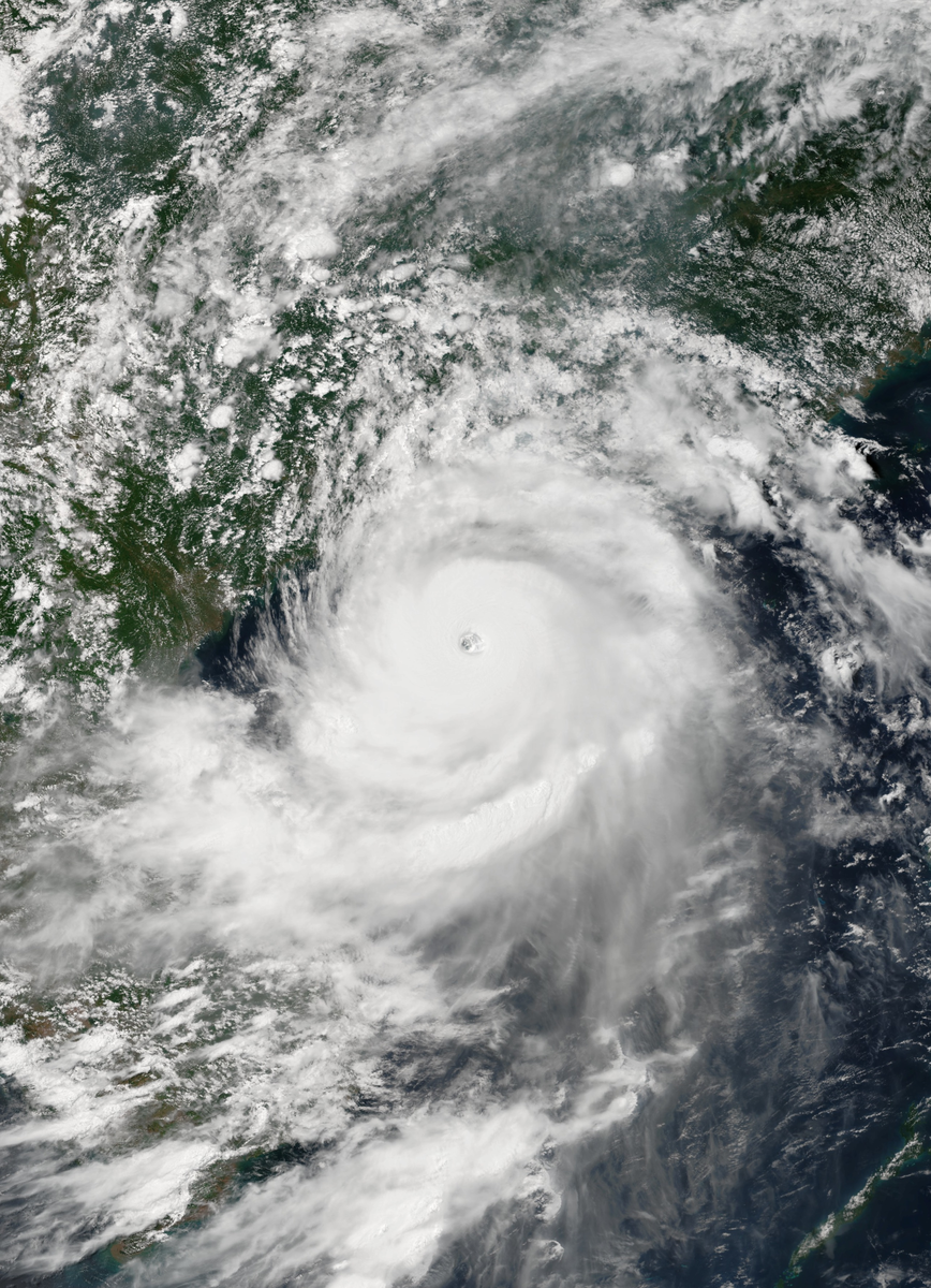 Satellite image of Rammasun 2014