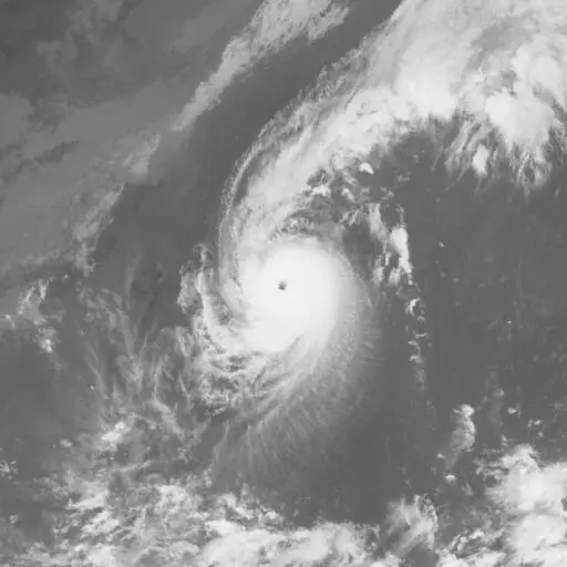 Chaba 2016: CHABA infrared satellite image, 2016-10-03T03:00:00Z