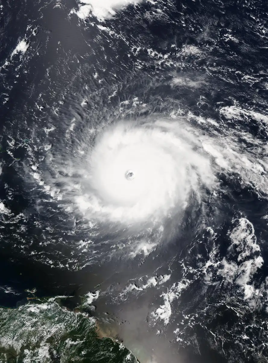 Satellite image of Irma 2017
