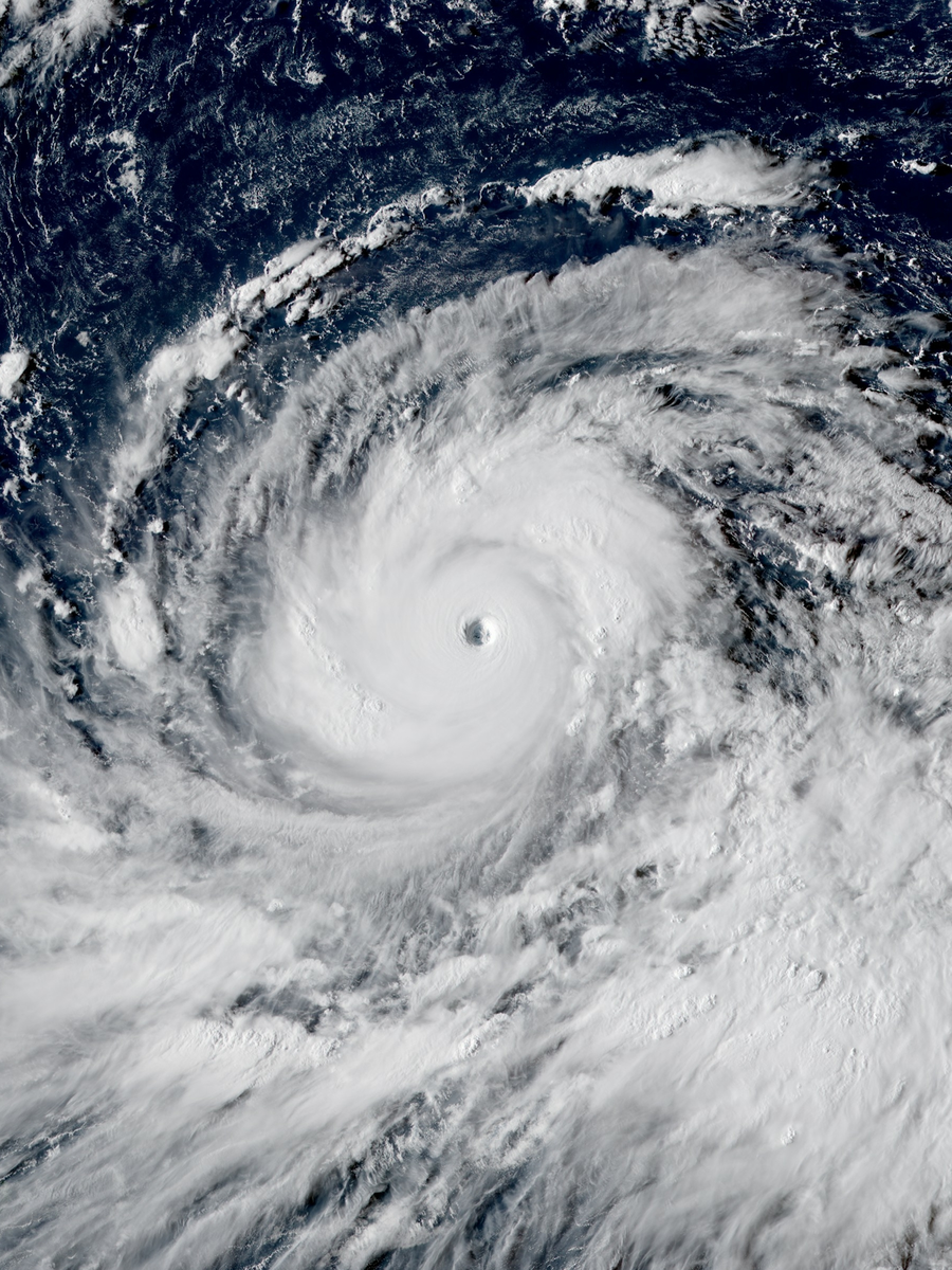 Satellite image of Mangkhut 2018