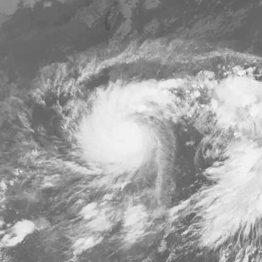Goni 2020: GONI infrared satellite image, 2020-11-01T03:00:00Z