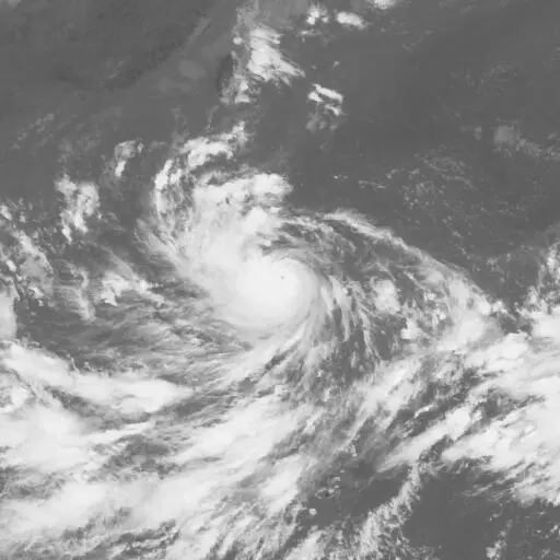 Noru 2022: NORU infrared satellite image, 2022-09-25T03:00:00Z