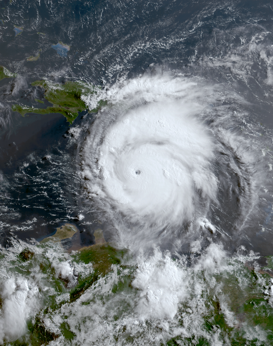 Satellite image of Beryl 2024