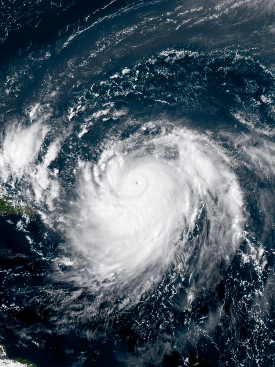 Satellite image of Erin 2025
