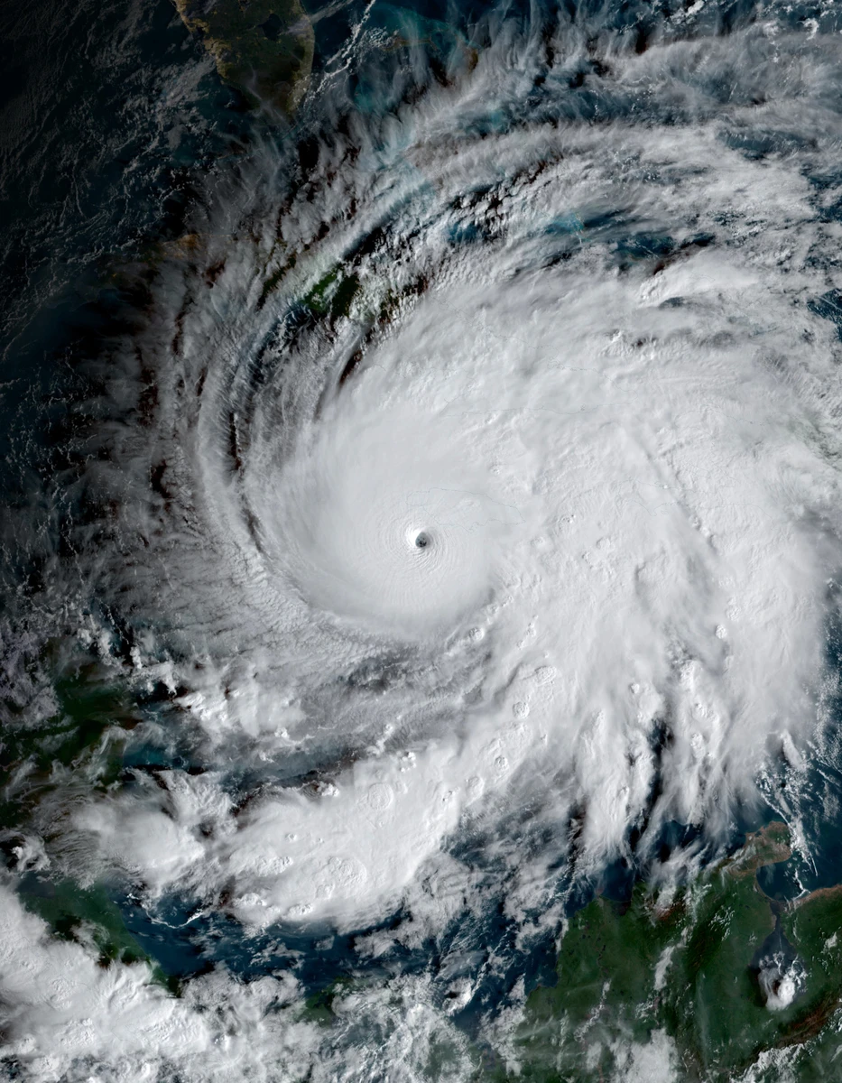 Satellite image of Melissa 2025