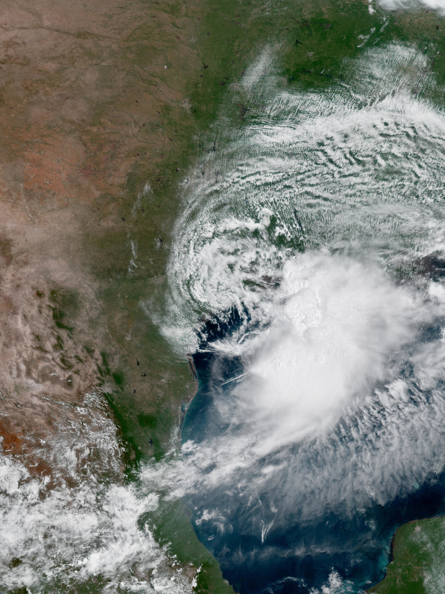 Satellite image of Arthur 2026